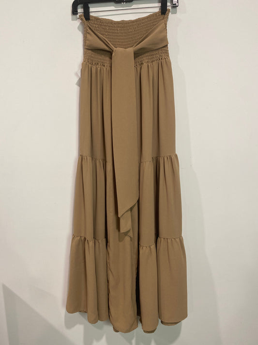 Pants Wide Leg By Shein In Beige, Size: L