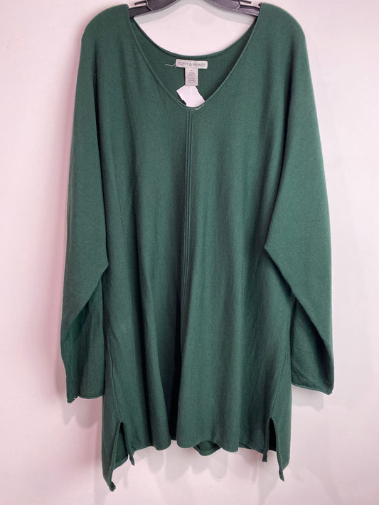 Sweater By Clothes Mentor In Green, Size: 3x