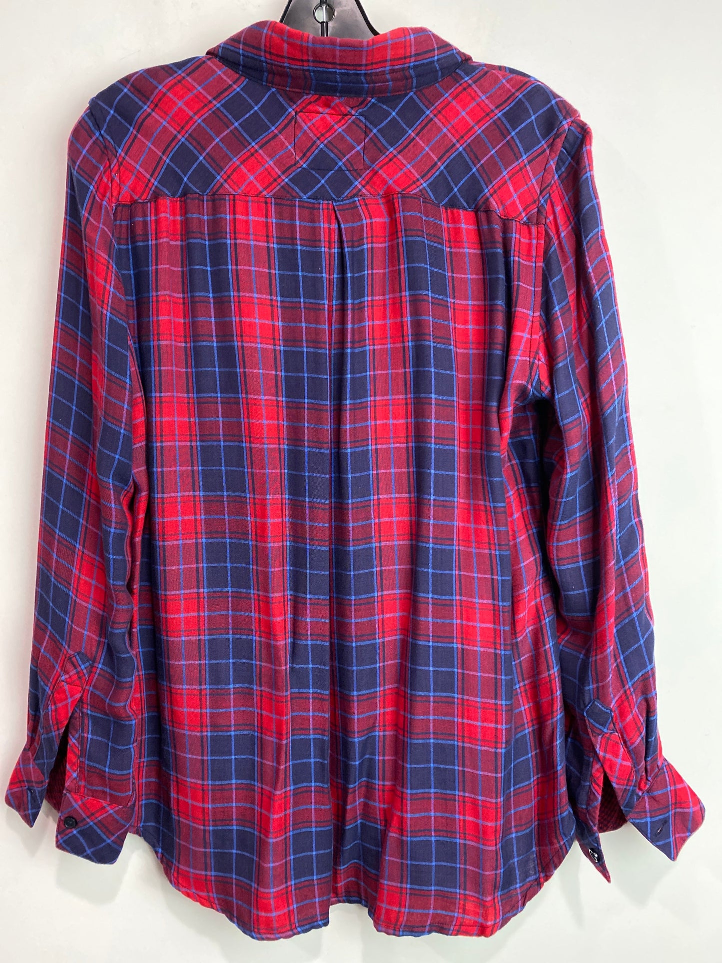 Top Long Sleeve By Rails In Red, Size: L