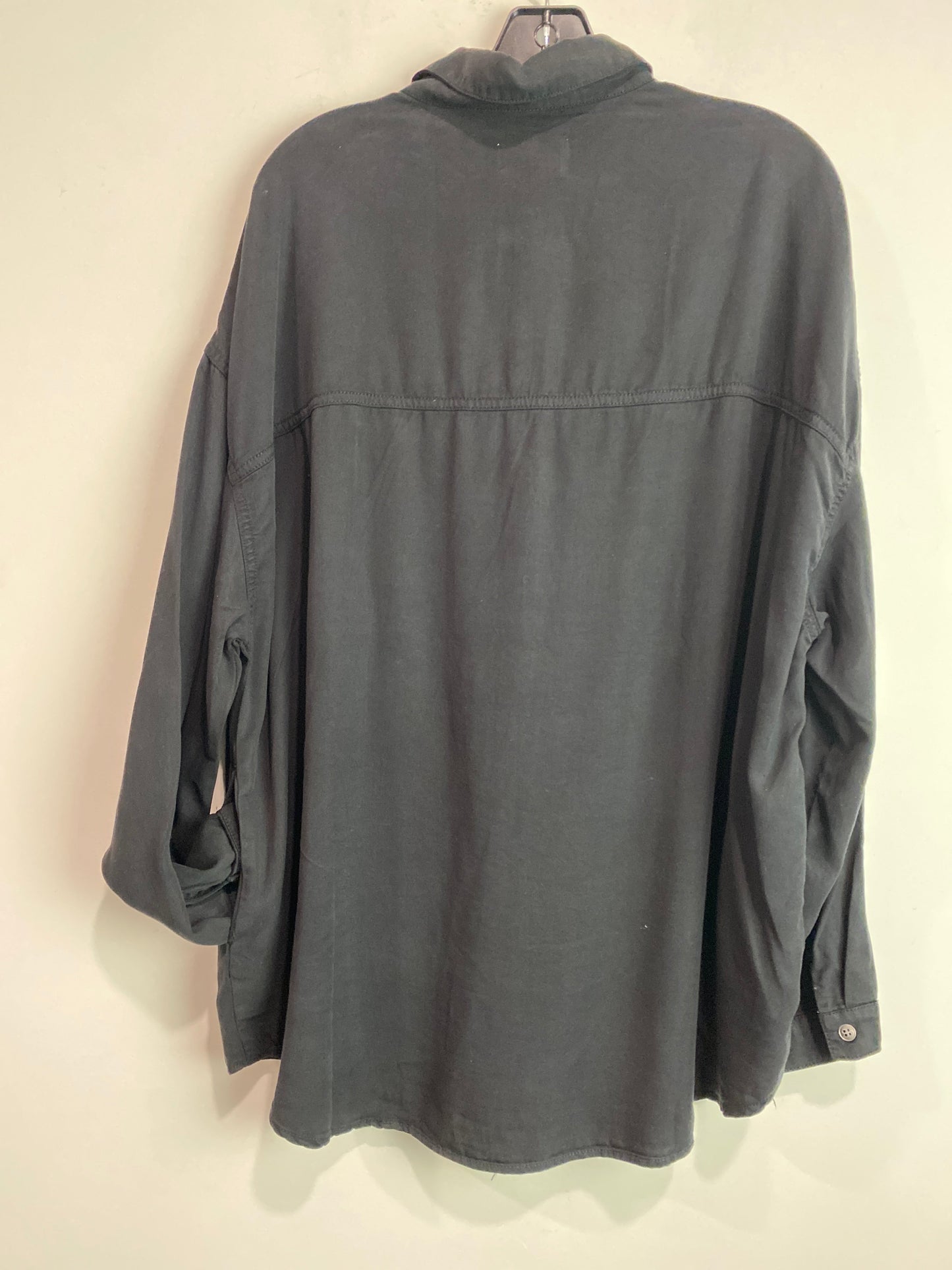 Top Long Sleeve By Risen In Black, Size: Xl