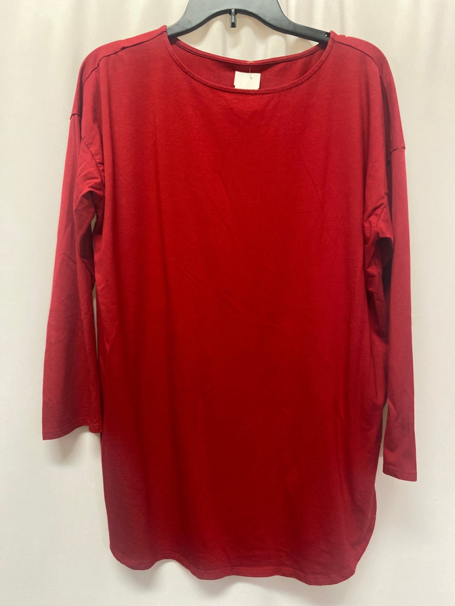 Top Long Sleeve By J. Jill In Red, Size: L