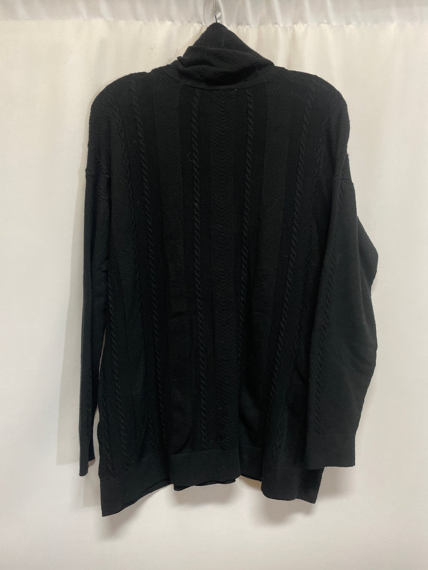 Top Long Sleeve By Chicos In Black, Size: L