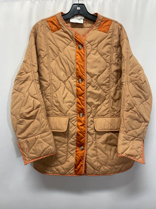 Coat Puffer & Quilted By Cmf In Beige, Size: M