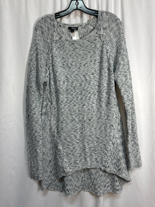 Tunic Long Sleeve By Ana In Grey, Size: L