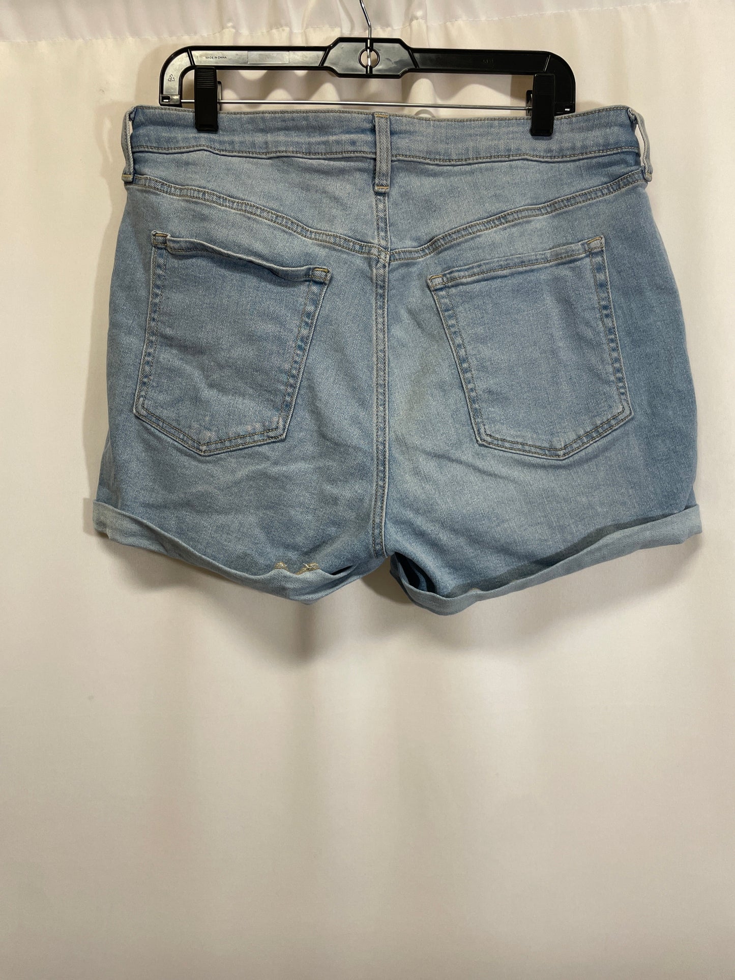 Shorts By Old Navy In Blue Denim, Size: 14