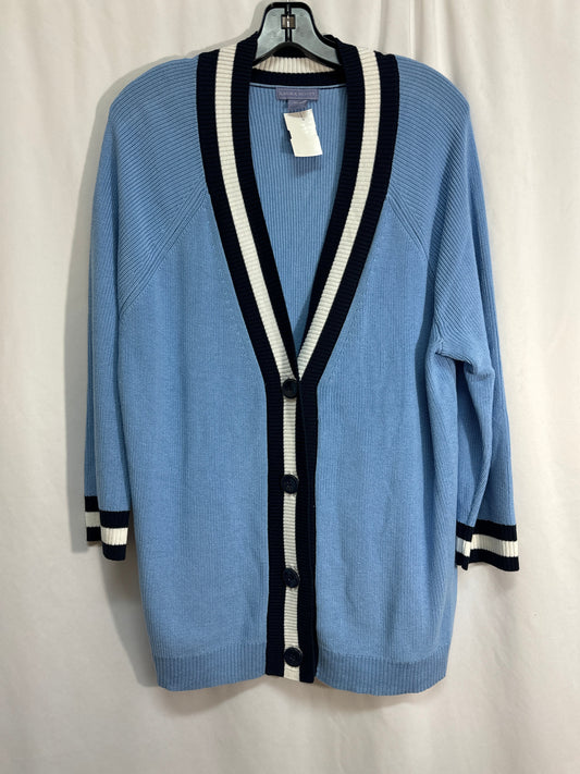 Sweater  By Laura Scott In Blue, Size: Xl