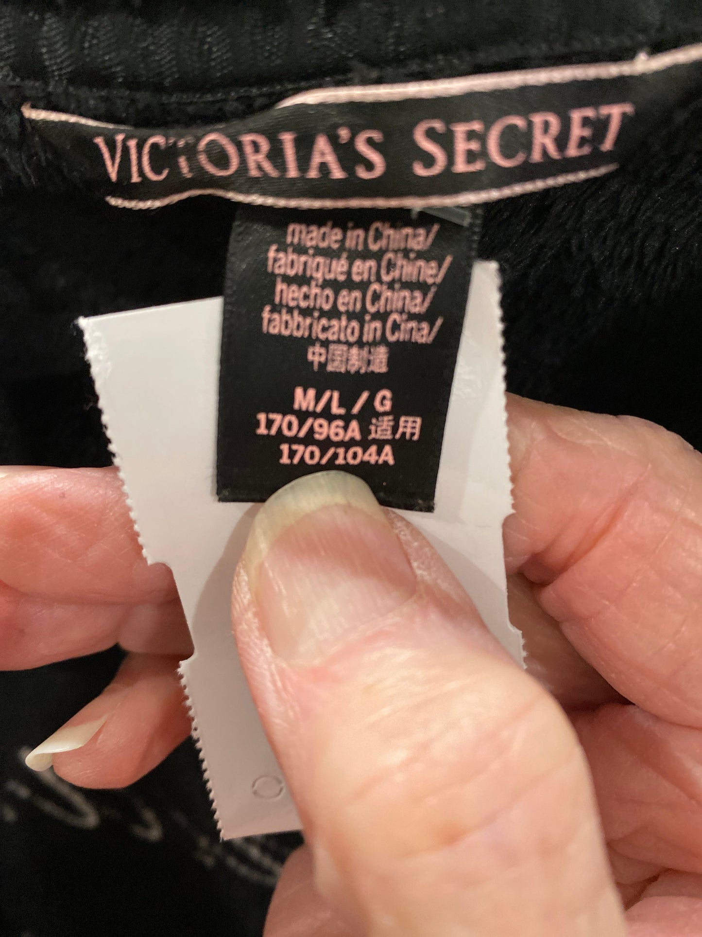 Robe By Victorias Secret In Black, Size: L