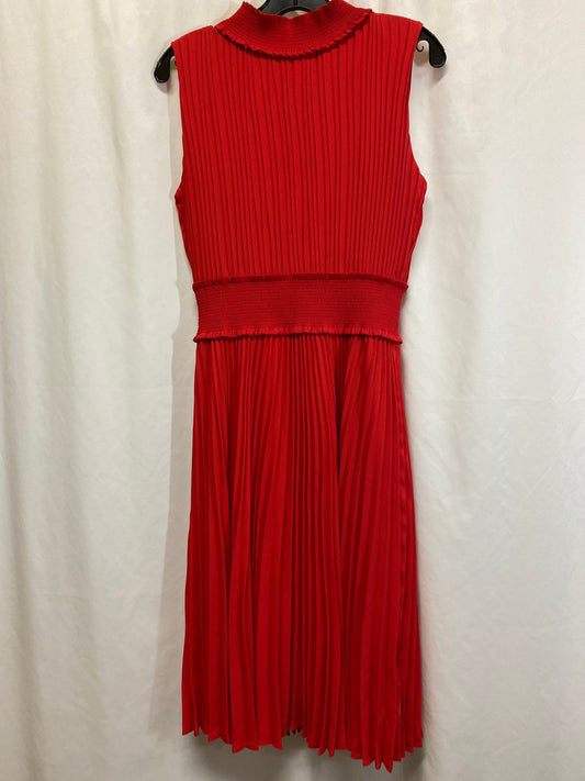 Dress Casual Midi By Nanette By Nanette Lepore In Red, Size: M