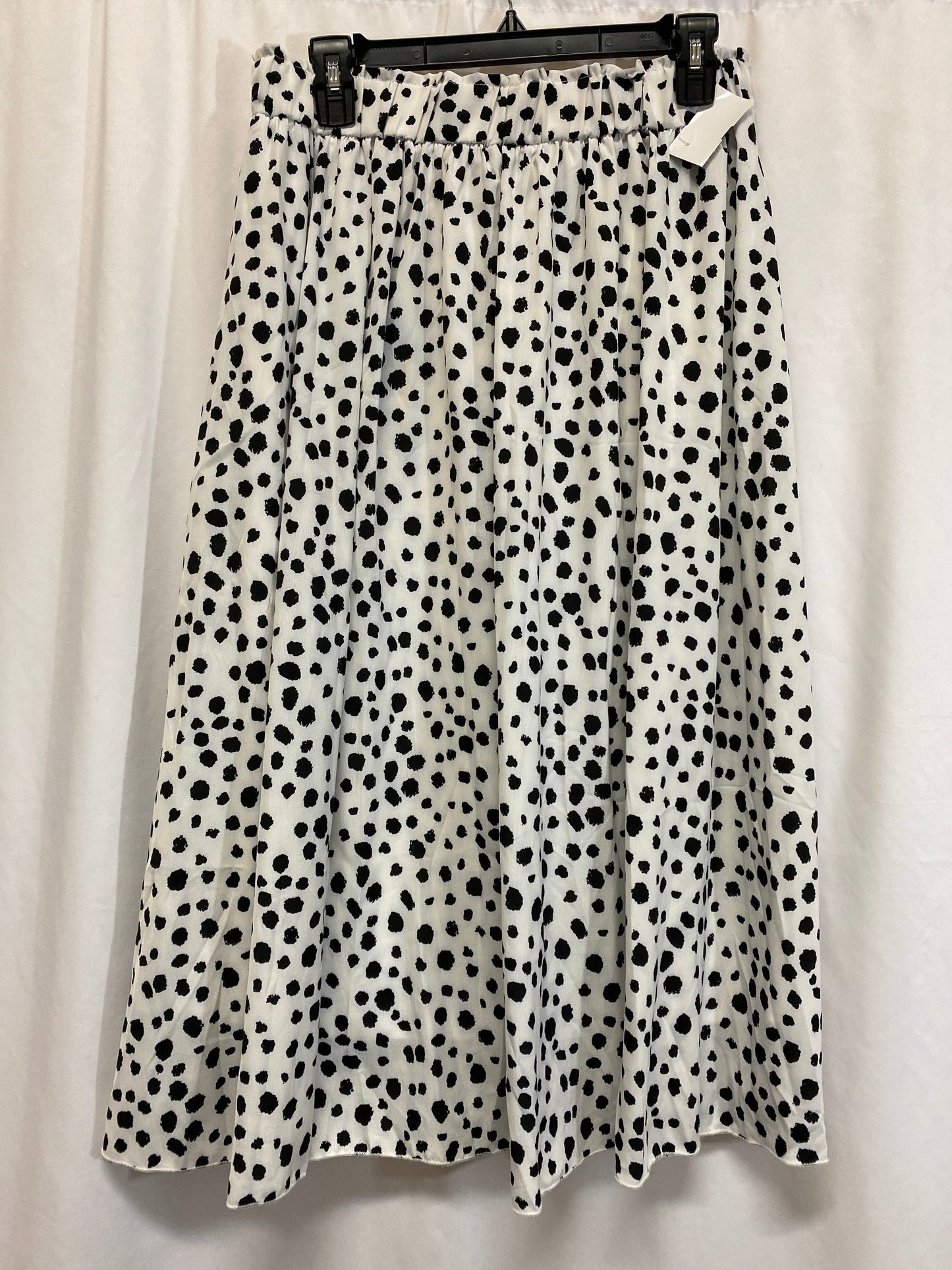 Skirt Maxi By Clothes Mentor In Black & White, Size: L