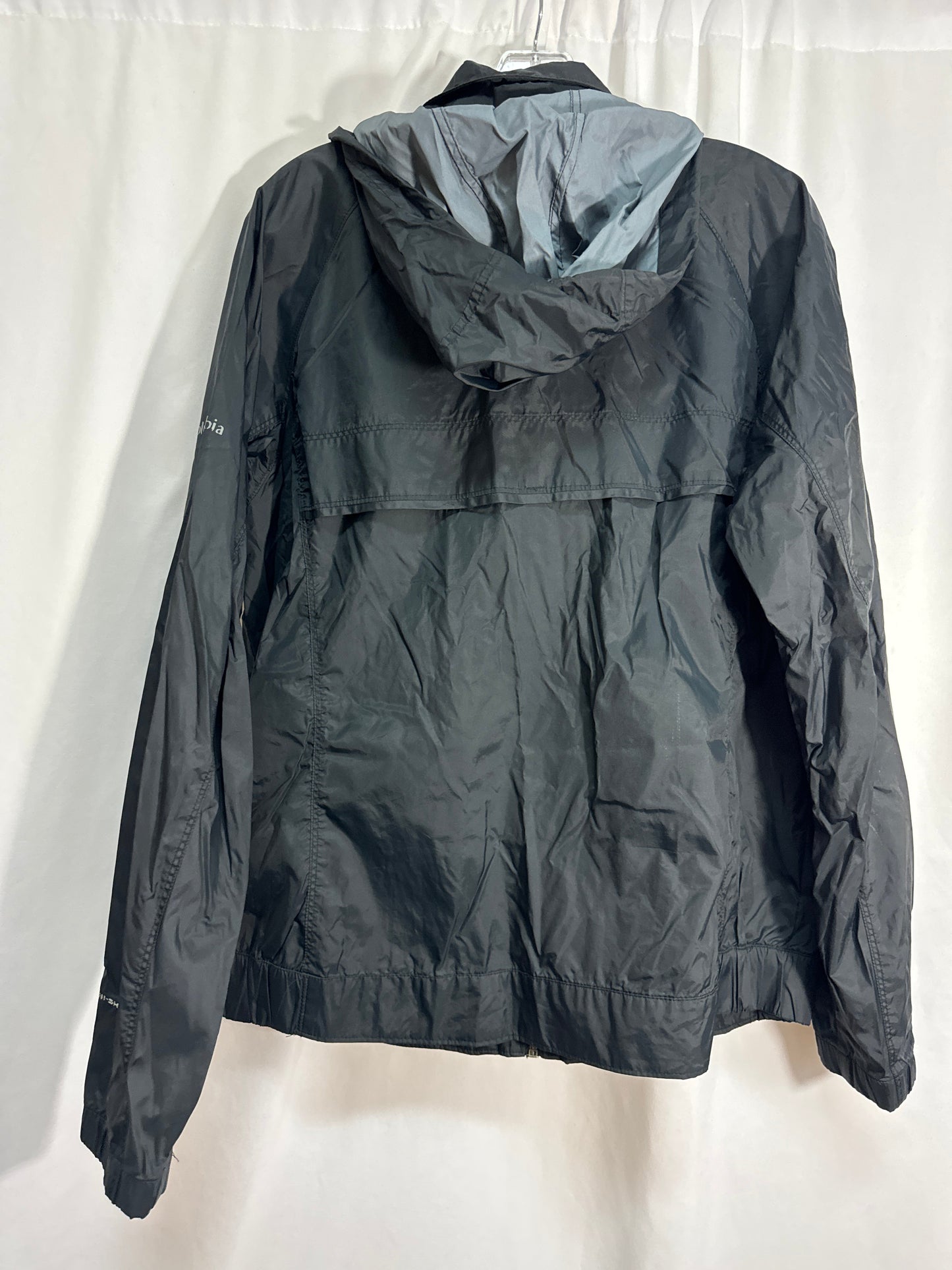 Jacket Windbreaker By Columbia In Black, Size: Xl