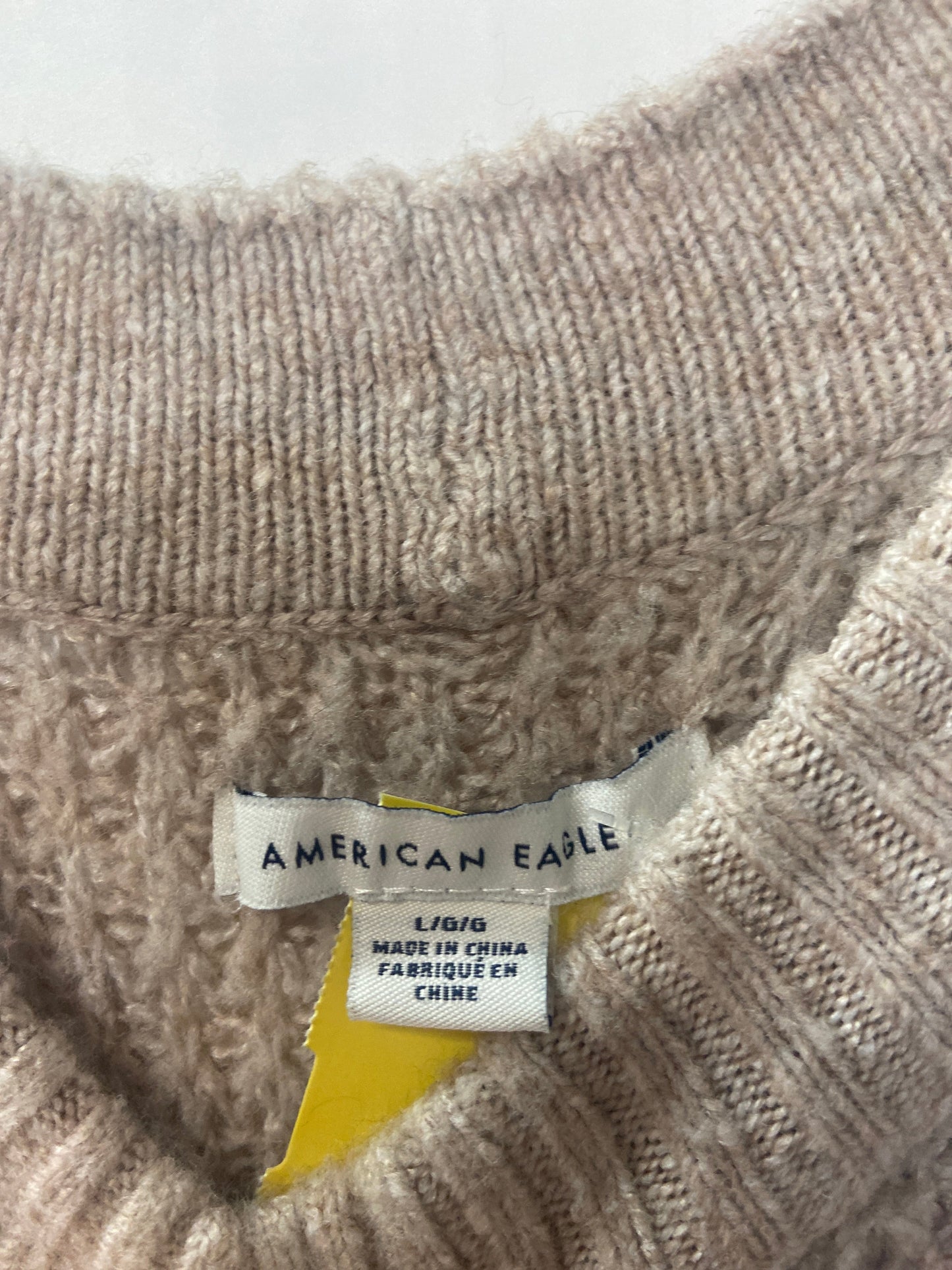 Sweater By American Eagle In Beige, Size: L