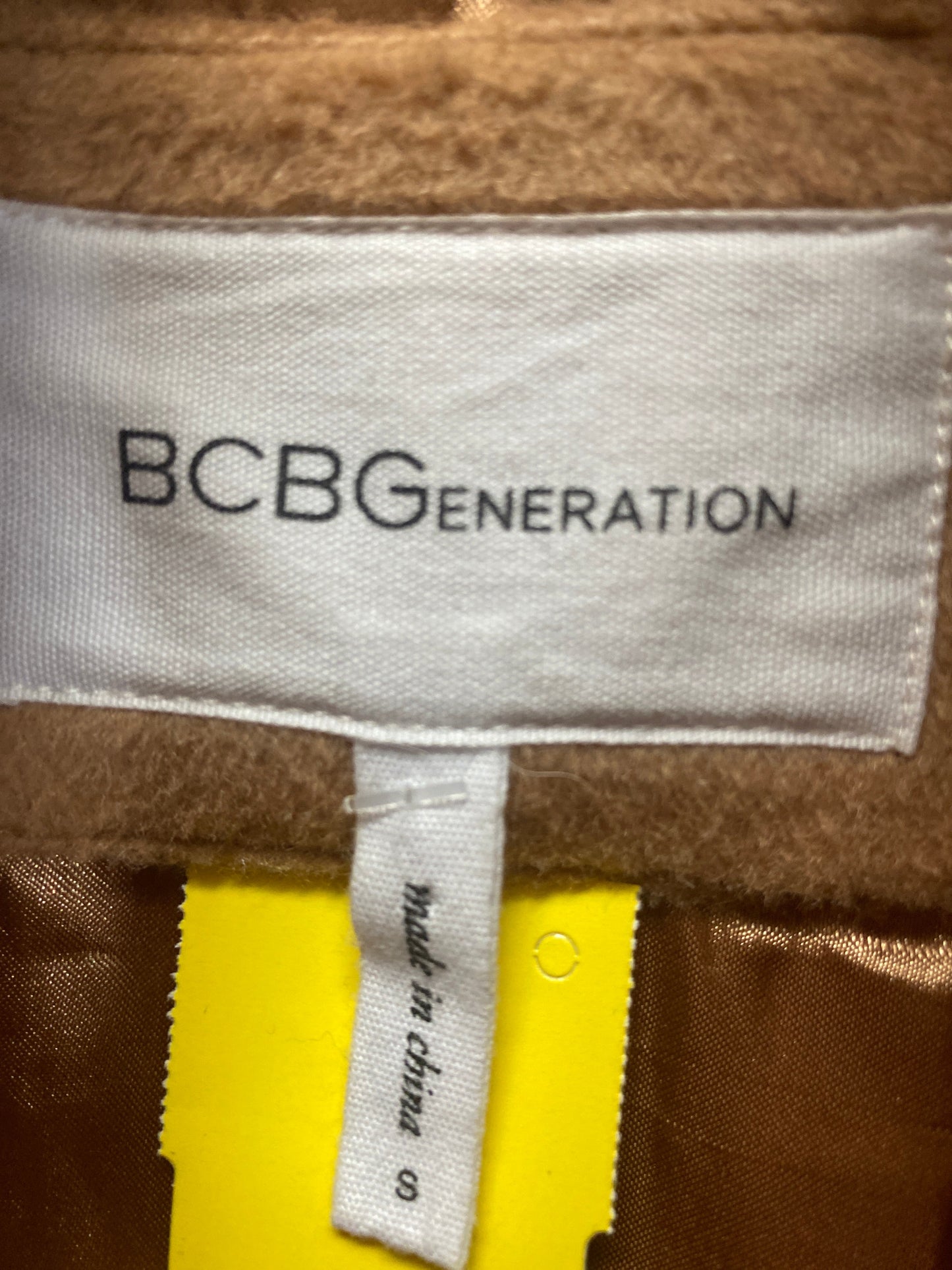 Coat Peacoat By Bcbgeneration In Beige, Size: S