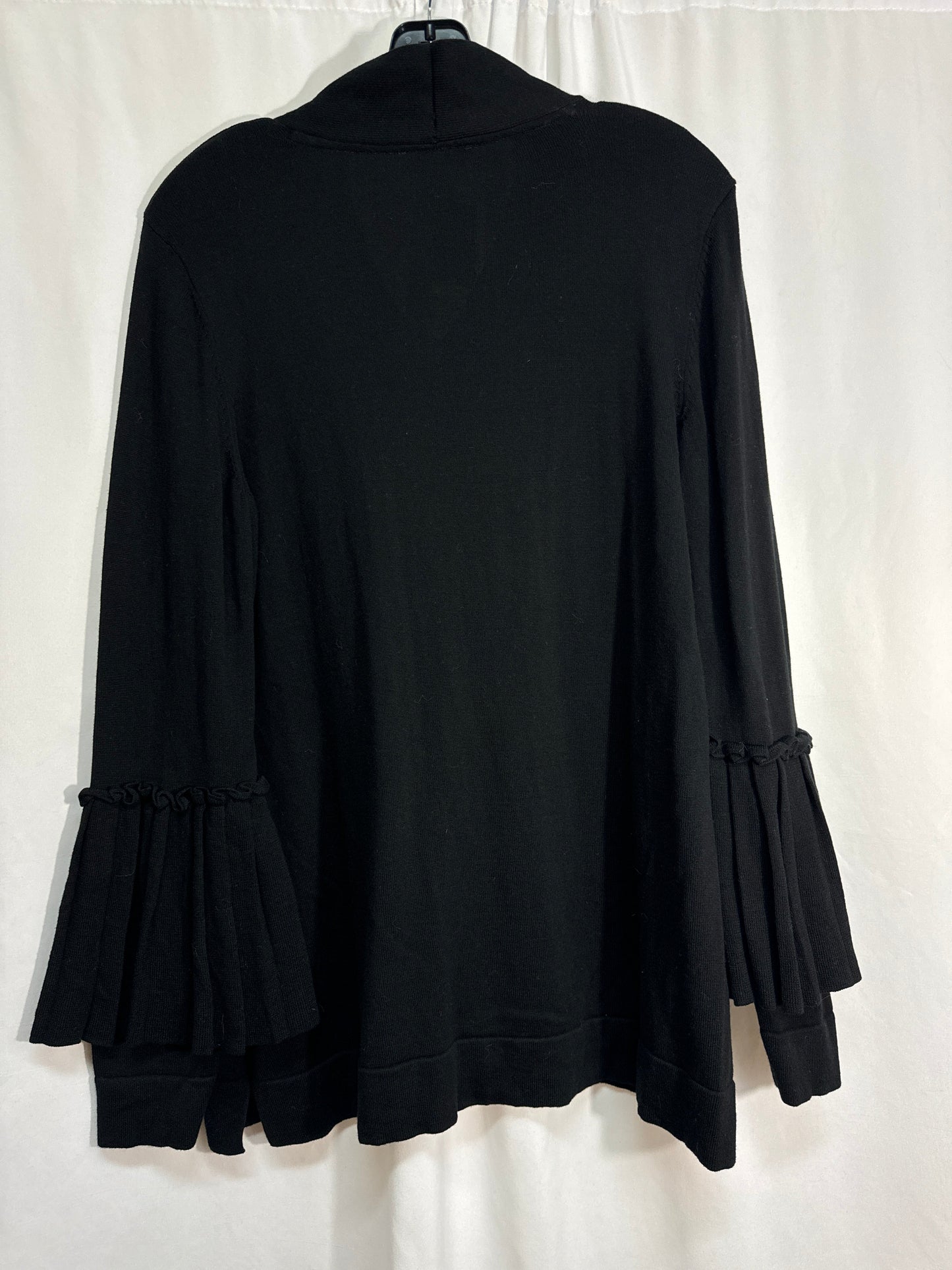 Sweater By Isaac Mizrahi Live Qvc In Black, Size: L