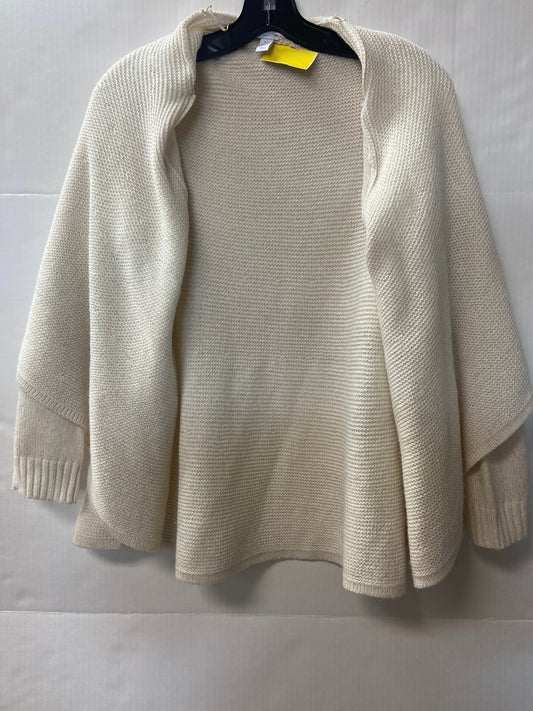 Sweater Cardigan By Charter Club In Cream, Size: Lp