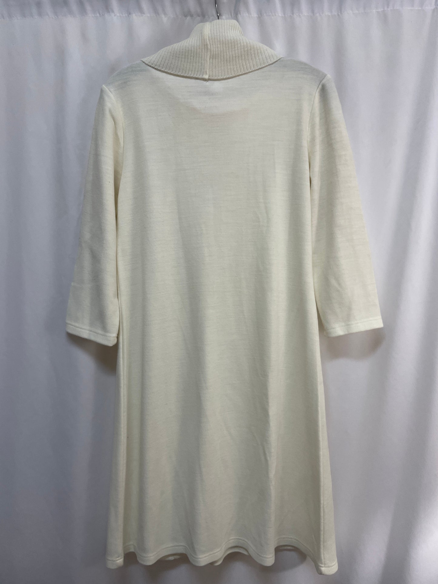 Dress Sweater By Kim Rogers In Cream, Size: S