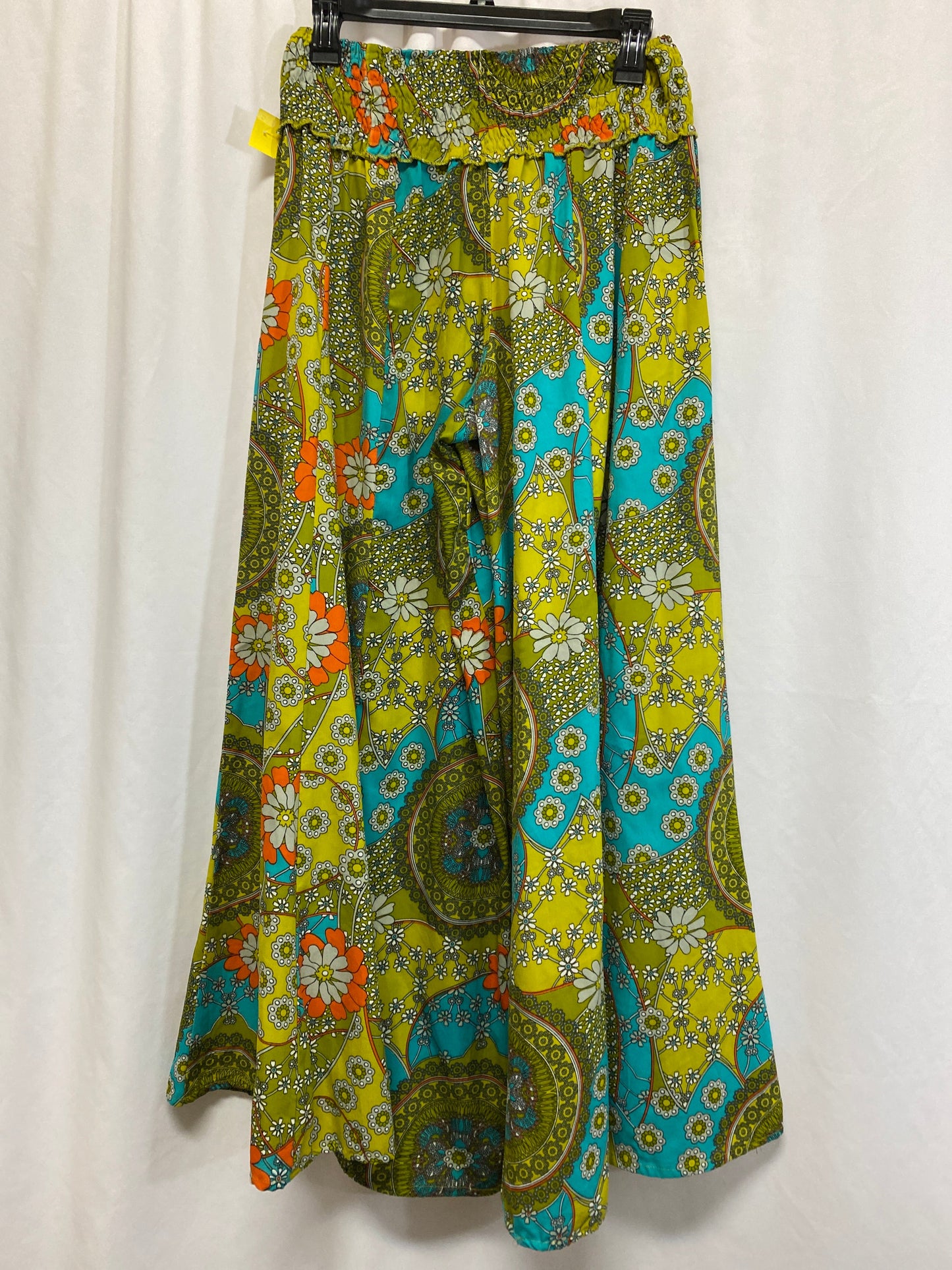 Skirt Maxi By Clothes Mentor In Blue & Green, Size: Xl