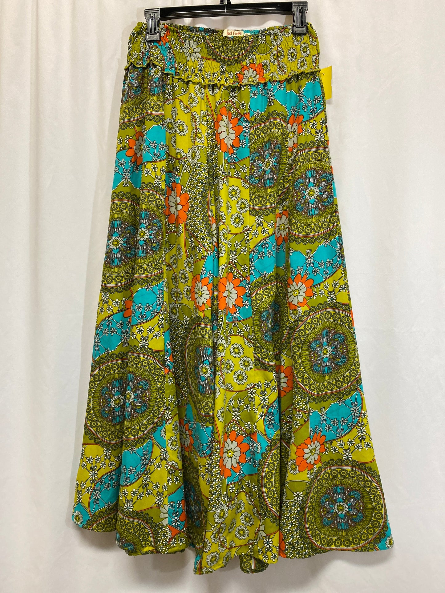 Skirt Maxi By Clothes Mentor In Blue & Green, Size: Xl