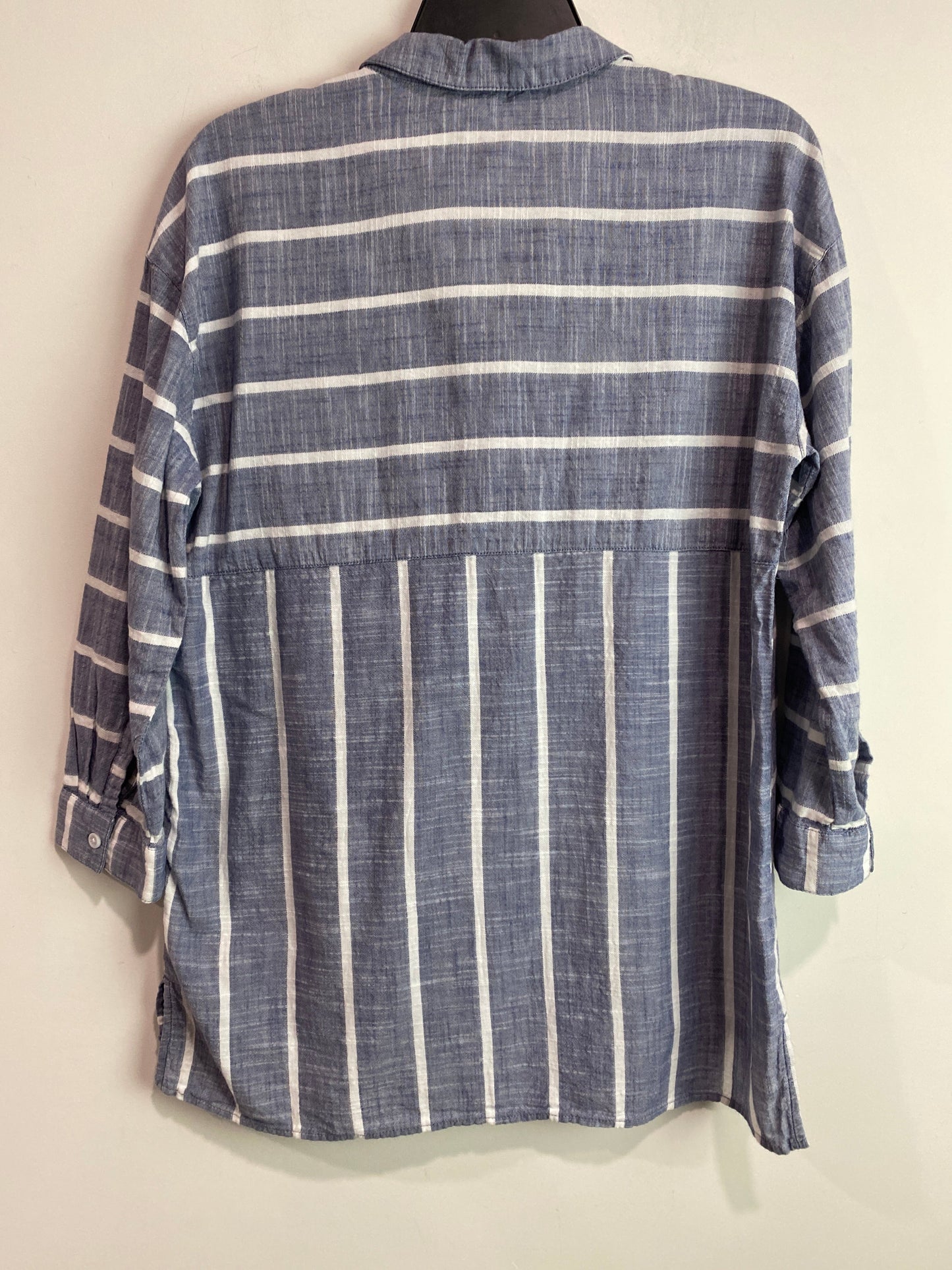 Top 3/4 Sleeve By Beachlunchlounge In Blue, Size: M