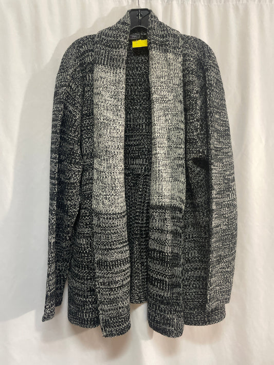 Sweater Cardigan By Cmf In Grey, Size: 3x