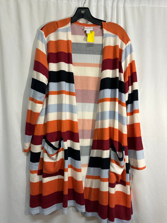 Cardigan By Lularoe In Orange, Size: 2x