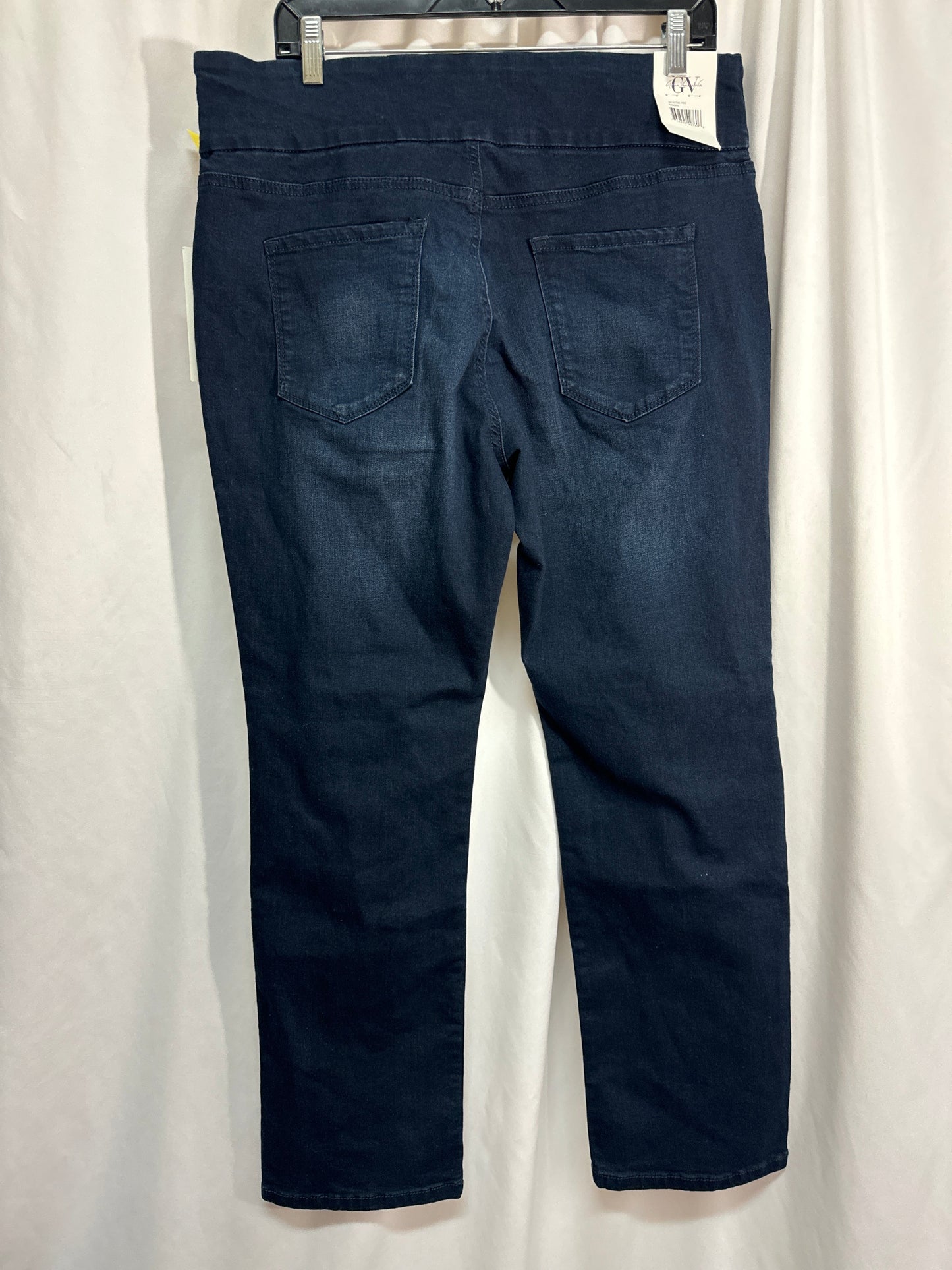 Jeans Straight By Gloria Vanderbilt In Blue Denim, Size: 16