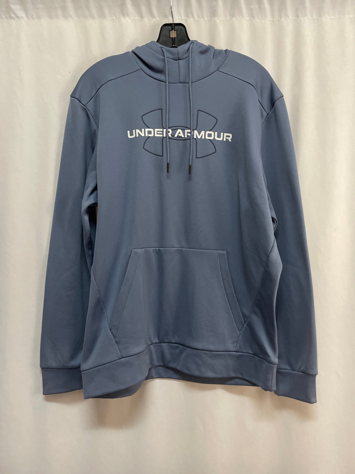 Sweatshirt Hoodie By Under Armour In Blue, Size: M