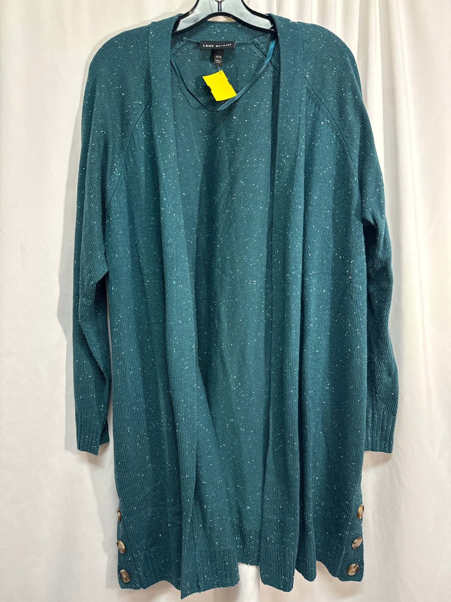 Cardigan By Lane Bryant In Blue, Size: 1x