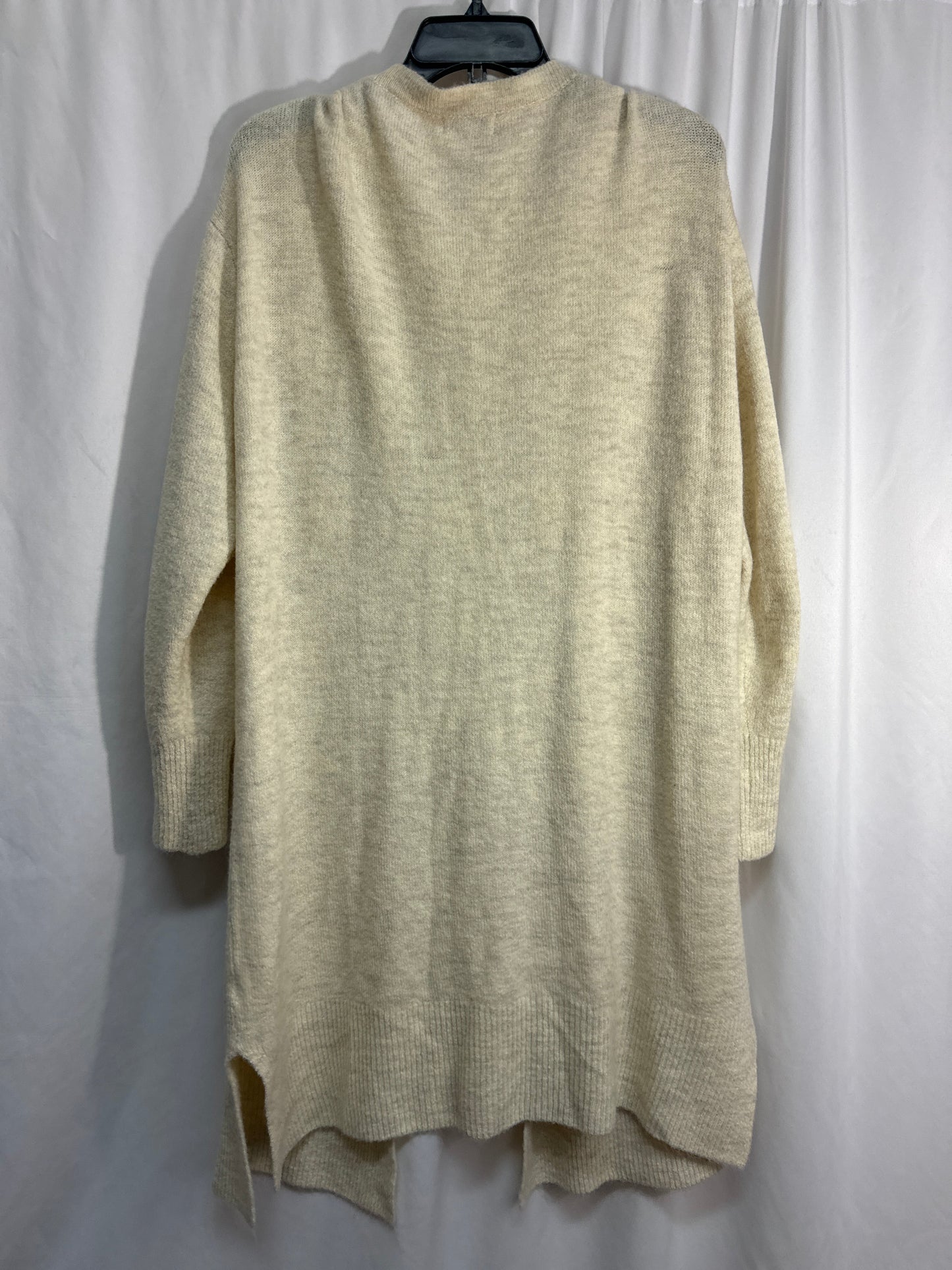 Sweater Cardigan By True Craft In Cream, Size: 2x