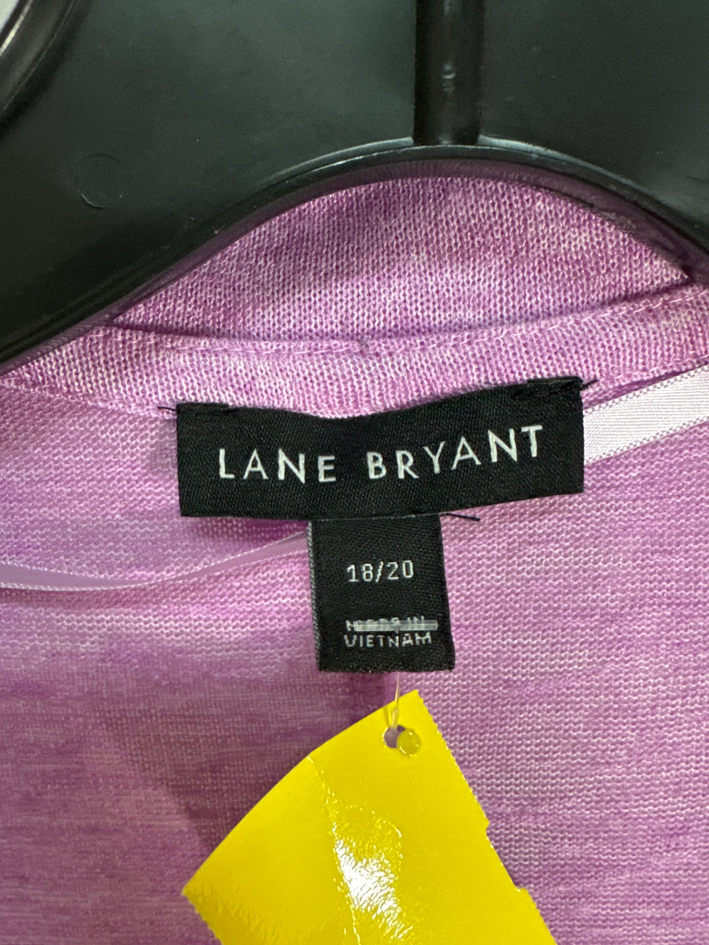 Cardigan By Lane Bryant In Purple, Size: 1x