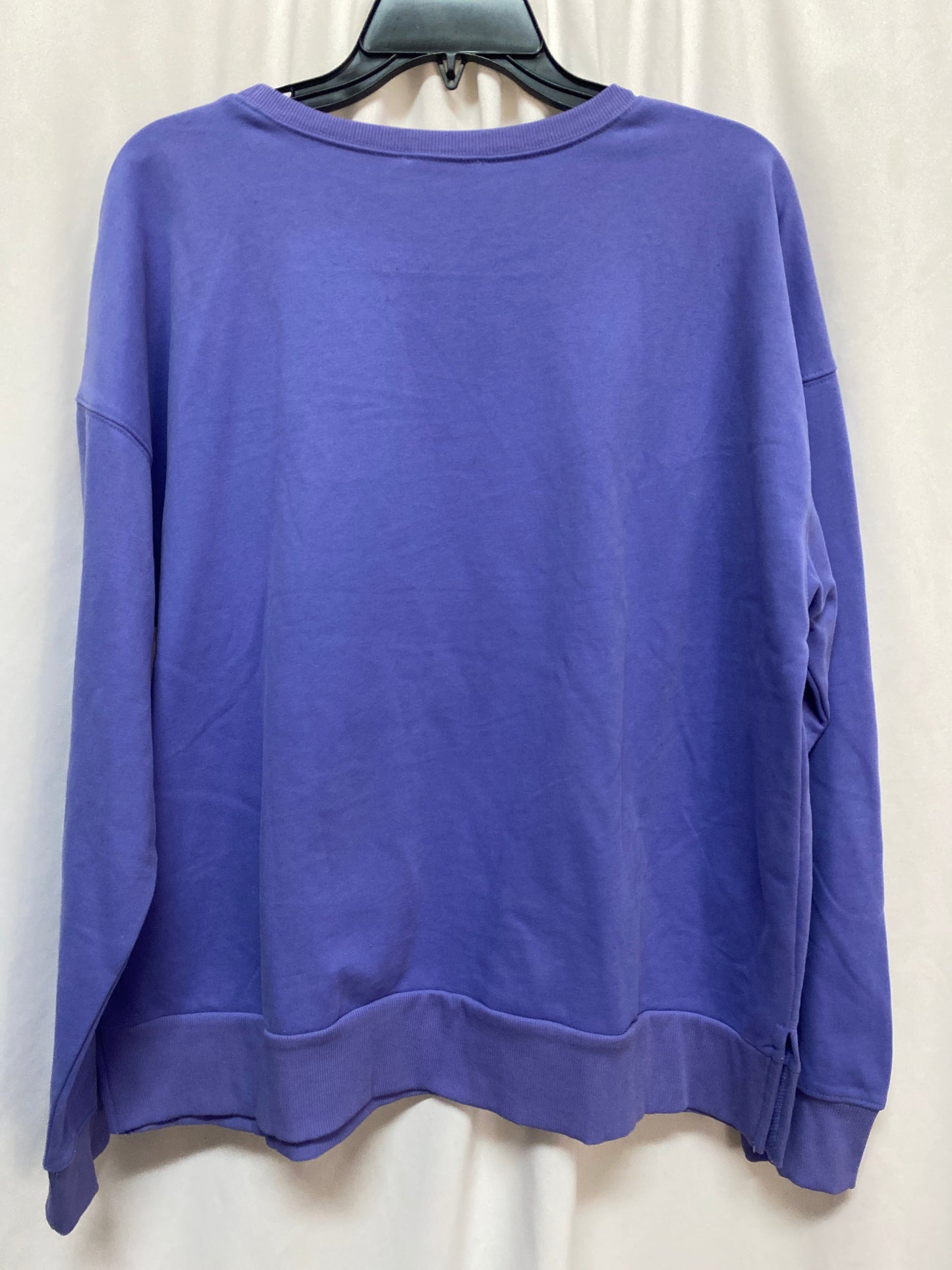 Top Long Sleeve By Easel In Blue, Size: L