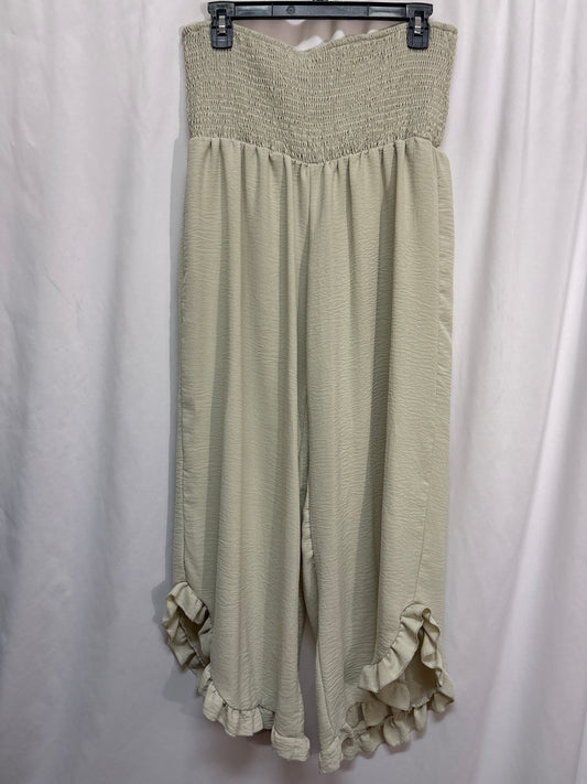 Pants Wide Leg By Clothes Mentor In Grey, Size: Xl