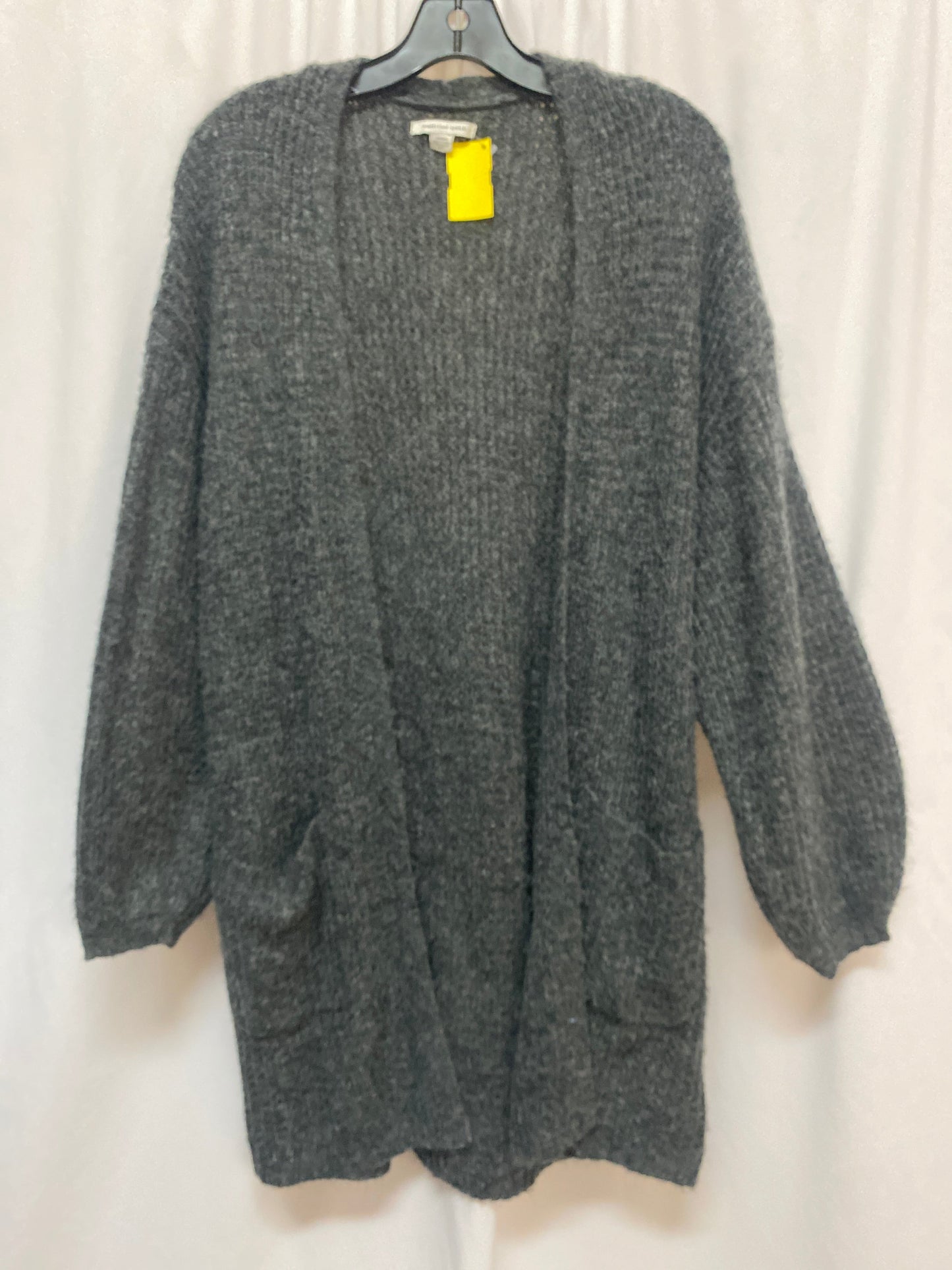 Sweater Cardigan By American Eagle In Grey, Size: S