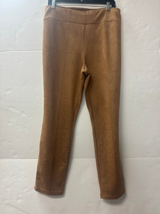 Pants Leggings By Cmf In Brown, Size: 22