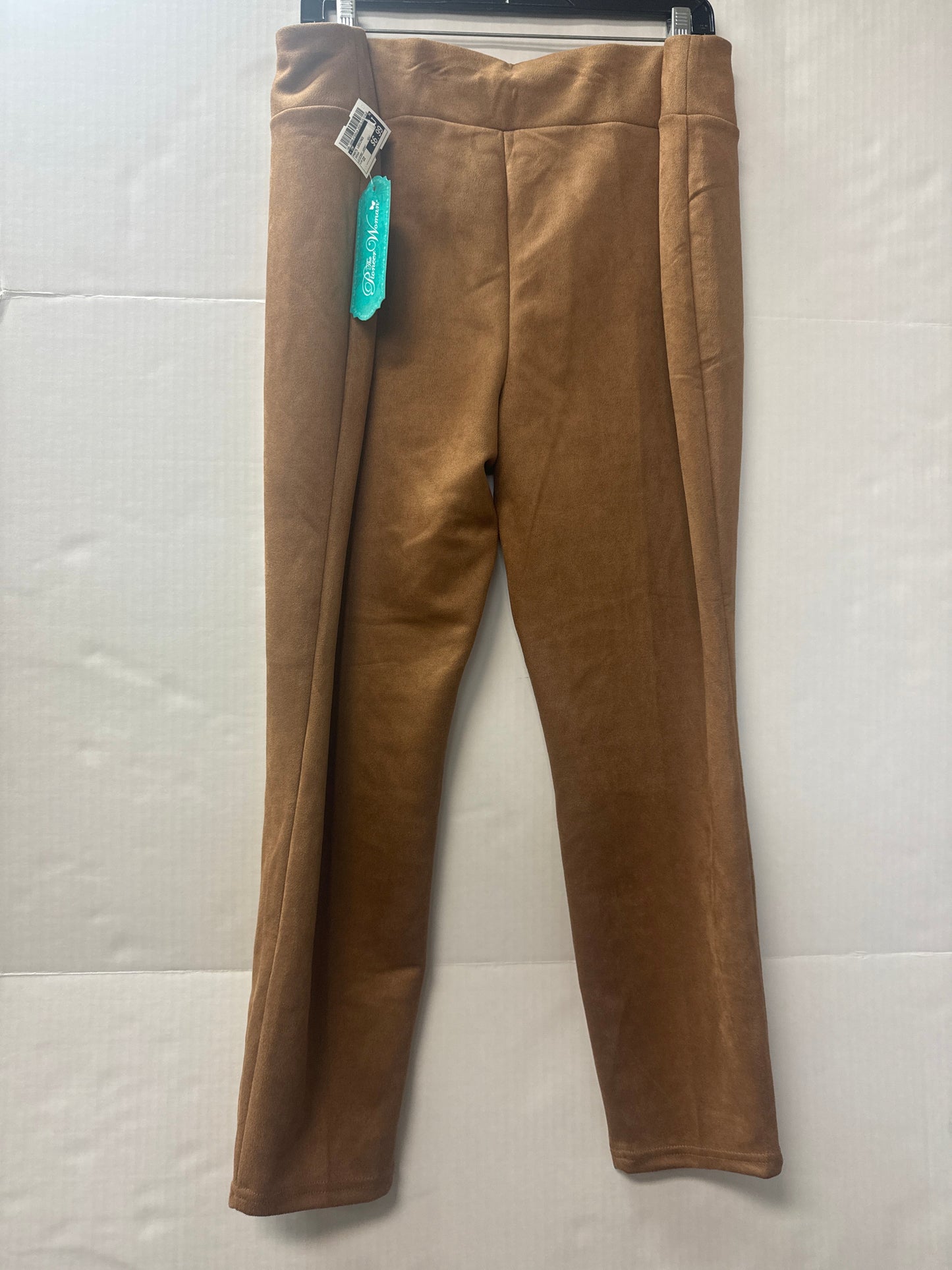 Pants Leggings By Cmf In Brown, Size: 22