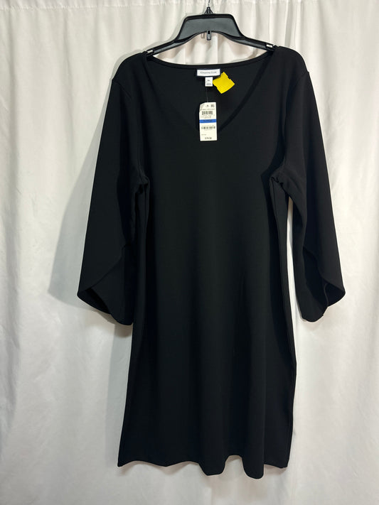 Dress Casual Midi By Charter Club In Black, Size: Xl