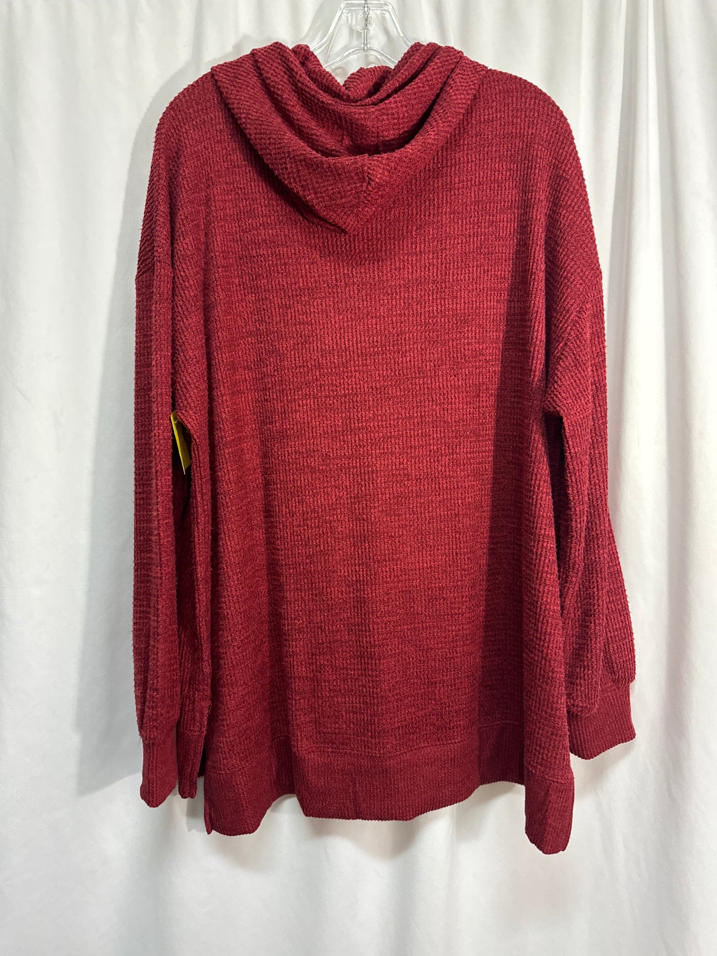 Top Long Sleeve By So In Red, Size: Xl