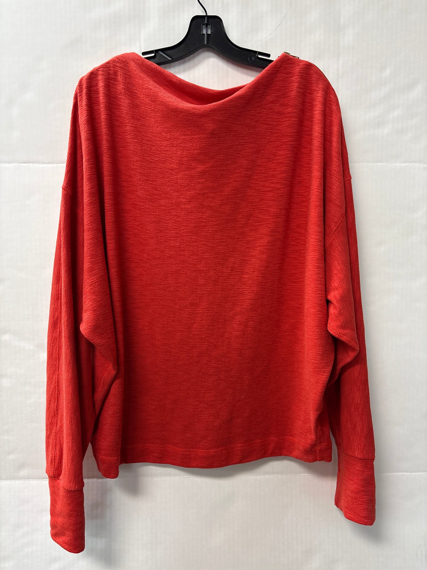 Top Long Sleeve By Easel In Red, Size: L