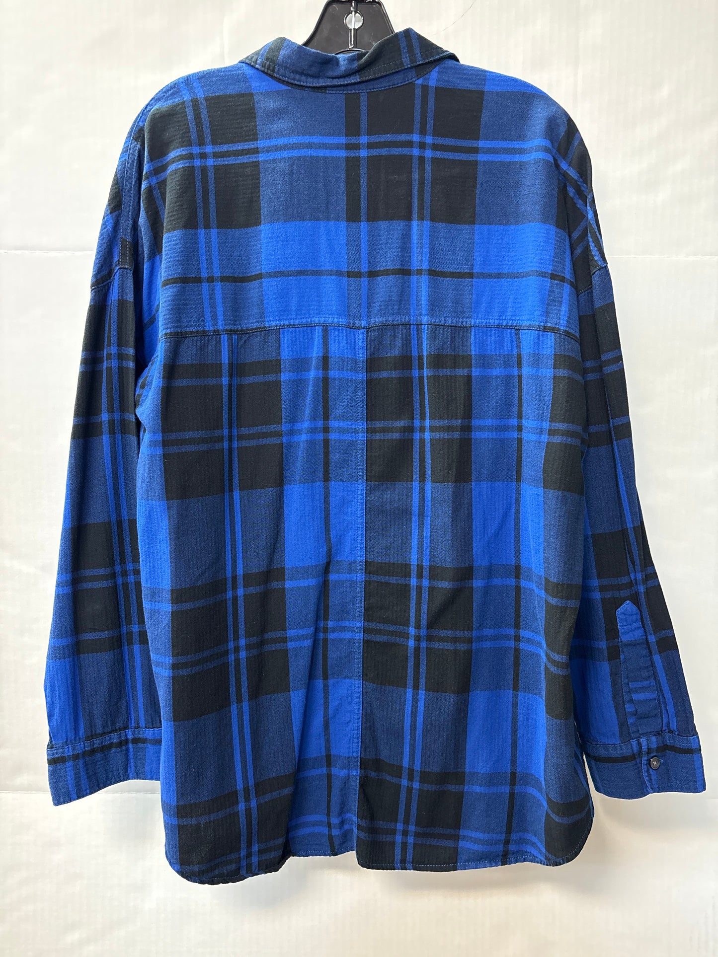 Top Long Sleeve By Old Navy In Blue, Size: L