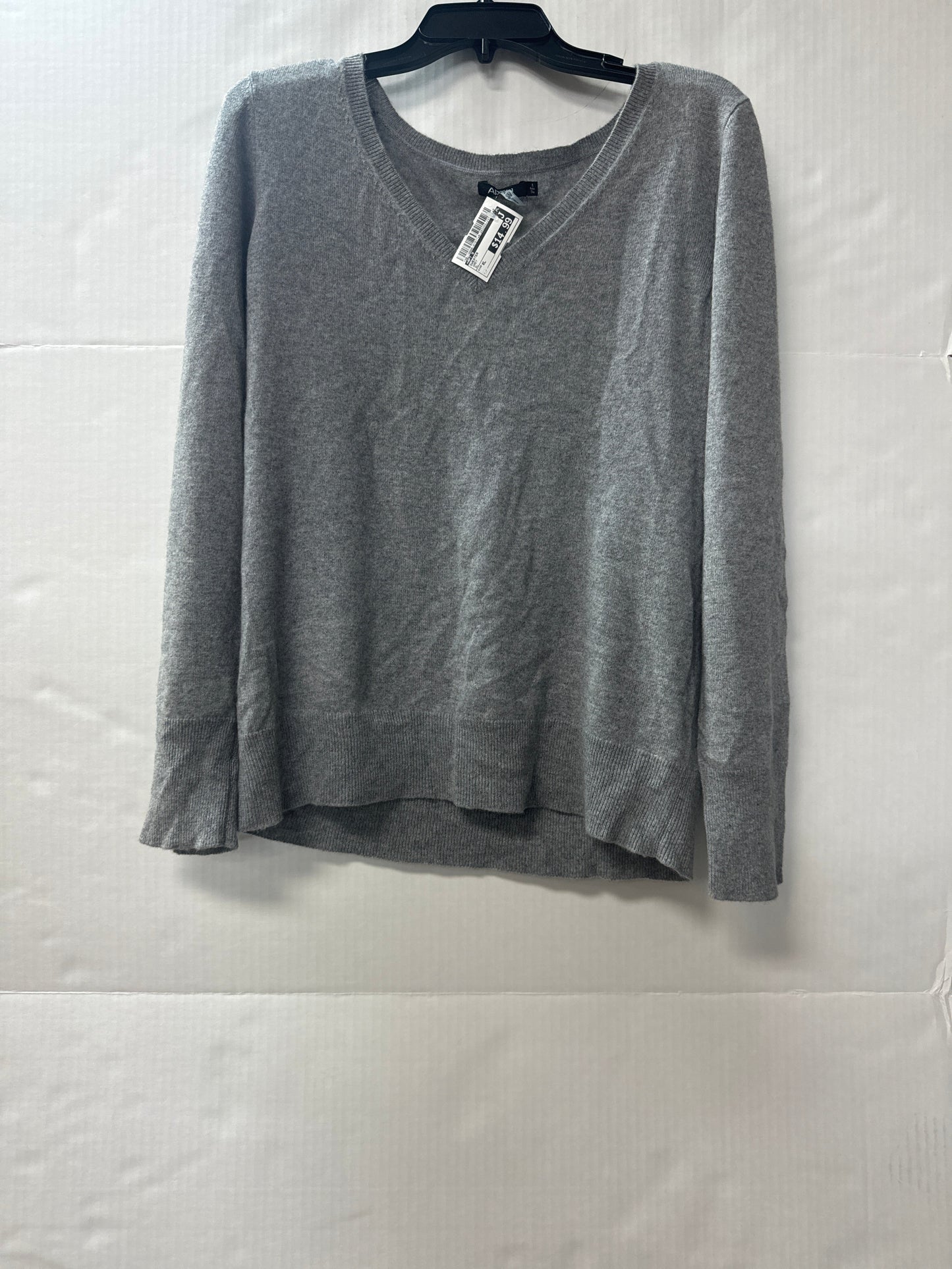 Sweater By Apt 9 In Grey, Size: Xl