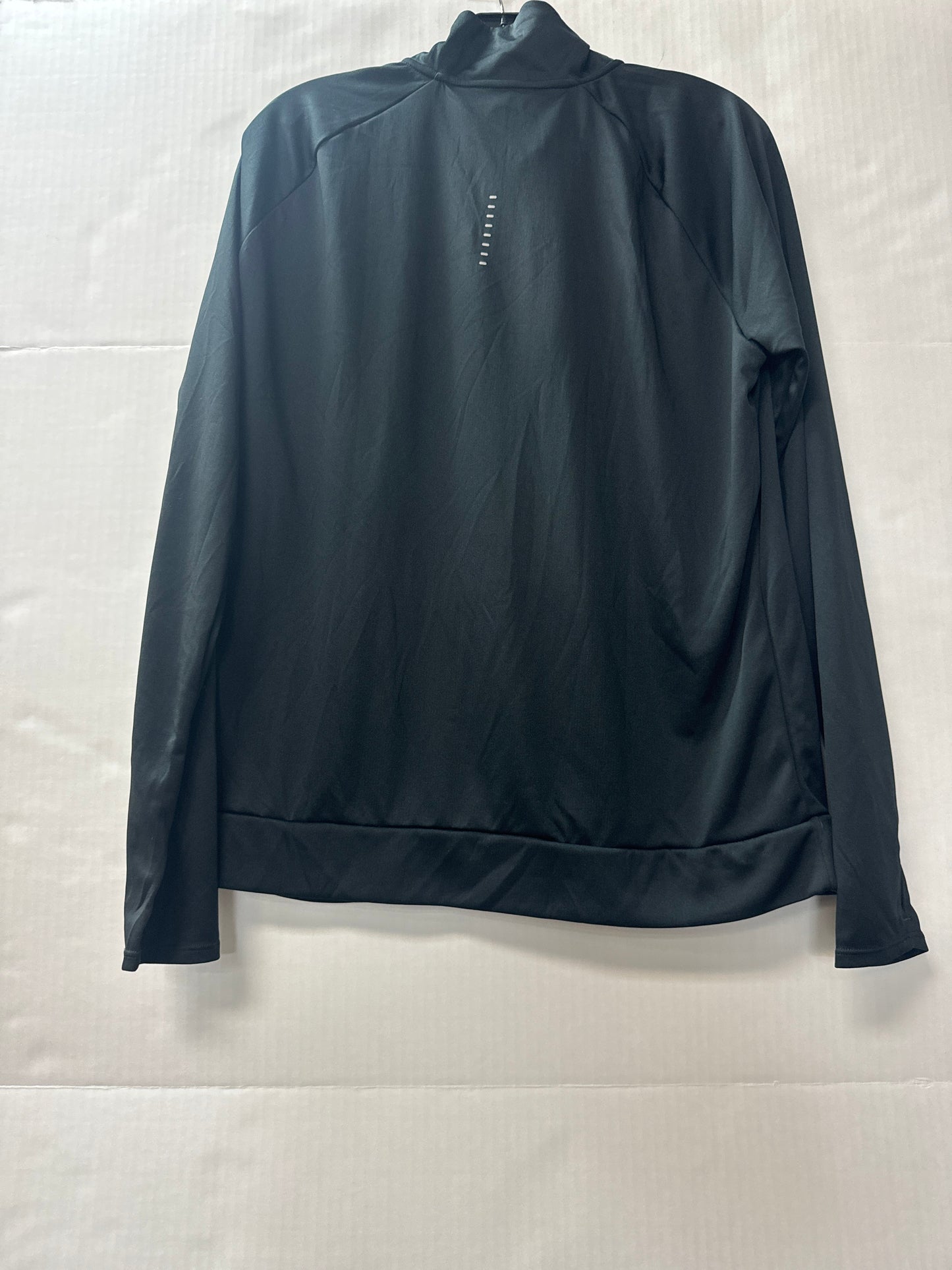 Athletic Top Long Sleeve Crewneck By Nike In Black, Size: L