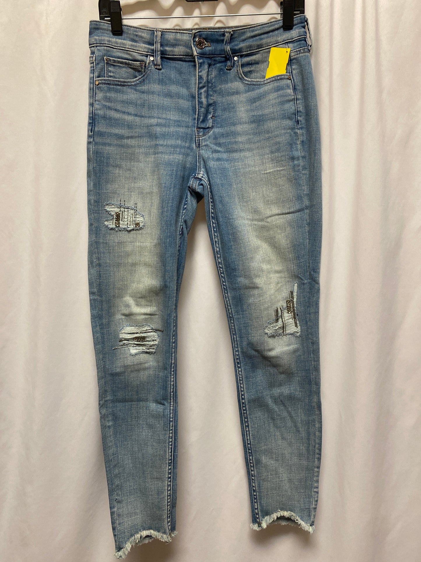 Jeans Skinny By White House Black Market In Blue Denim, Size: 4