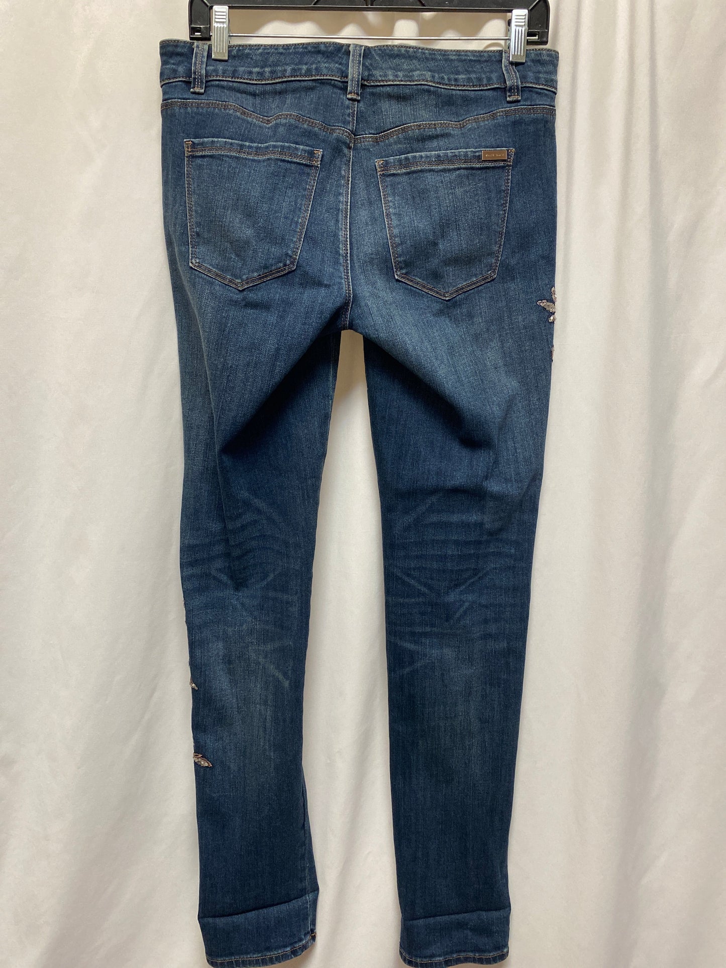 Jeans Skinny By White House Black Market In Blue Denim, Size: 4