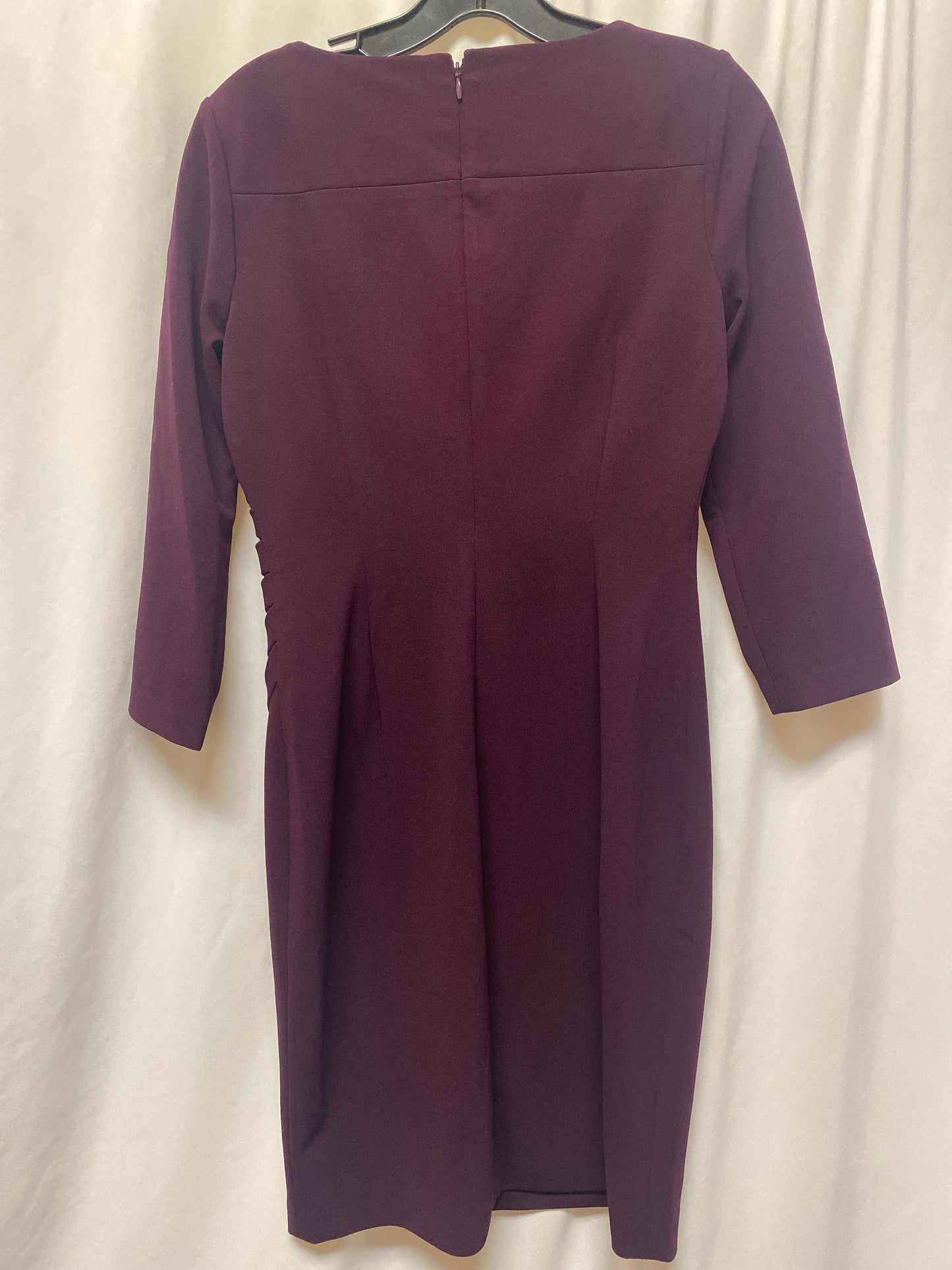 Dress Casual Midi By Calvin Klein In Purple, Size: S