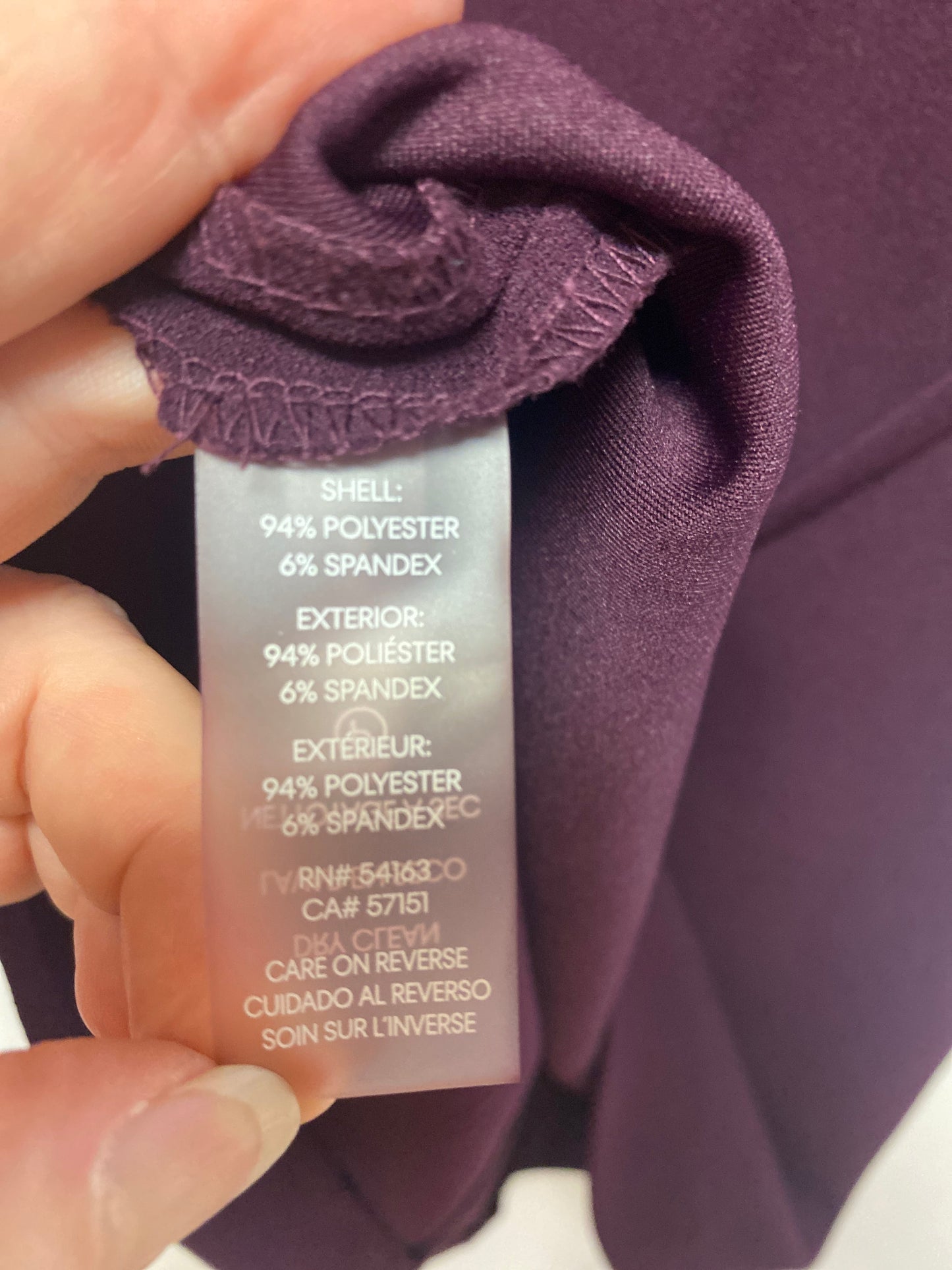 Dress Casual Midi By Calvin Klein In Purple, Size: S