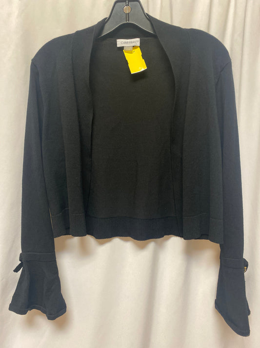 Cardigan By Calvin Klein In Black, Size: M