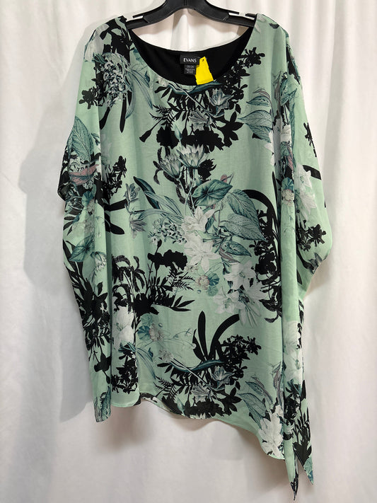 Top Short Sleeve By Clothes Mentor In Green, Size: 4x