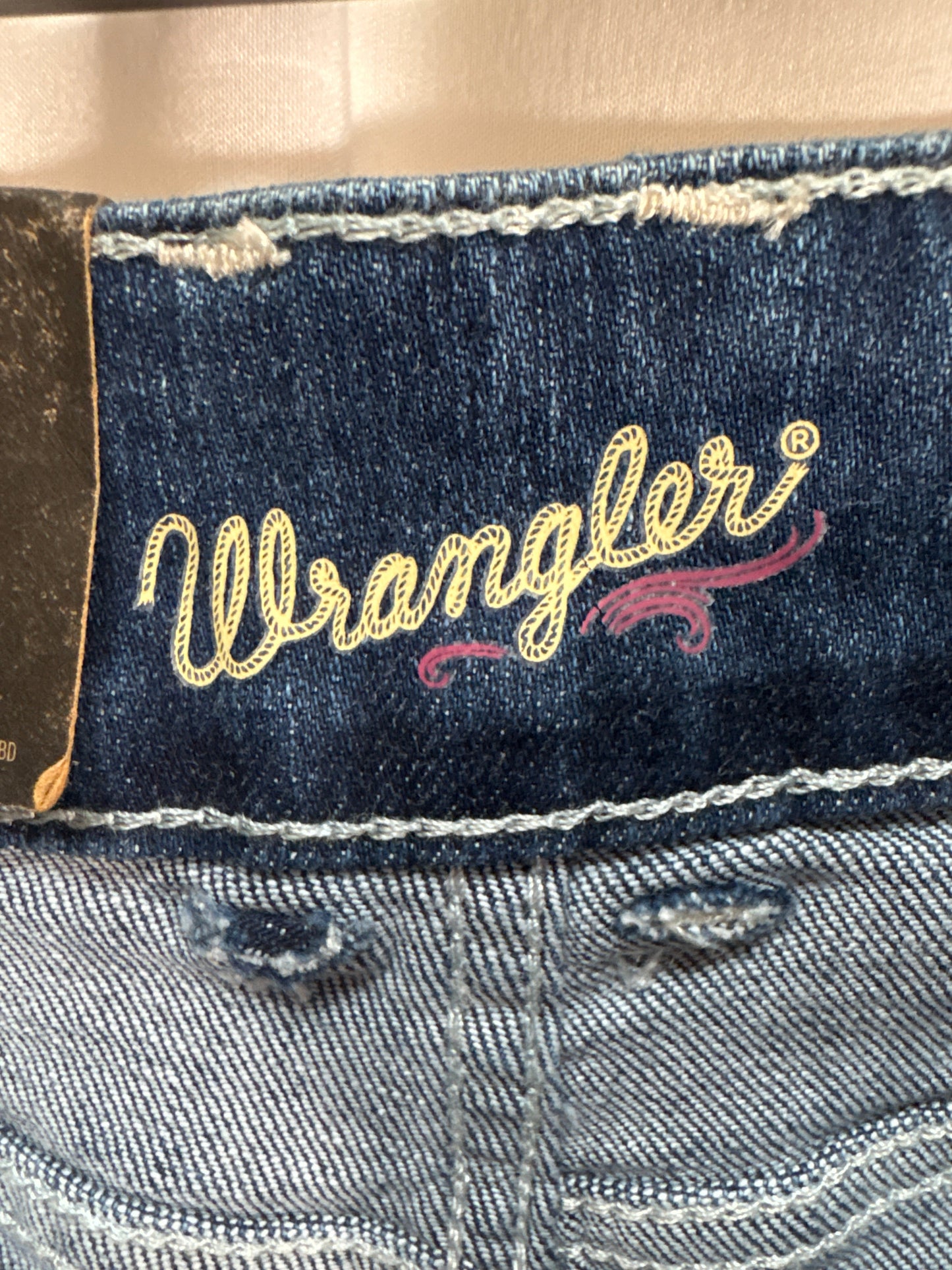 Shorts By Wrangler In Blue Denim, Size: 10