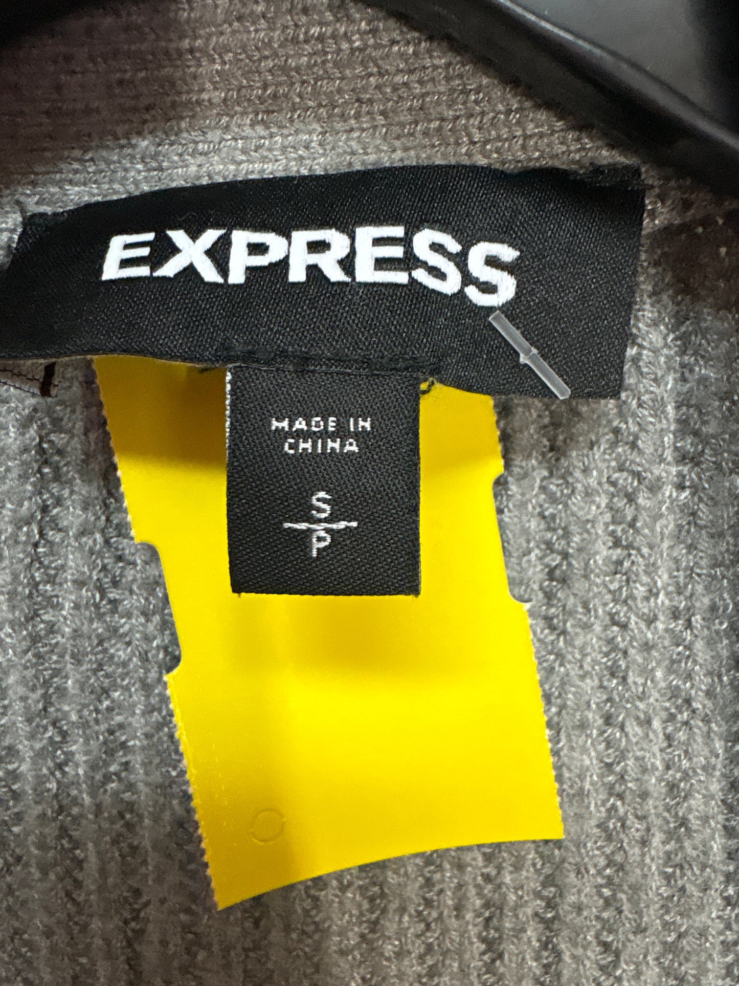 Cardigan By Express In Grey, Size: S