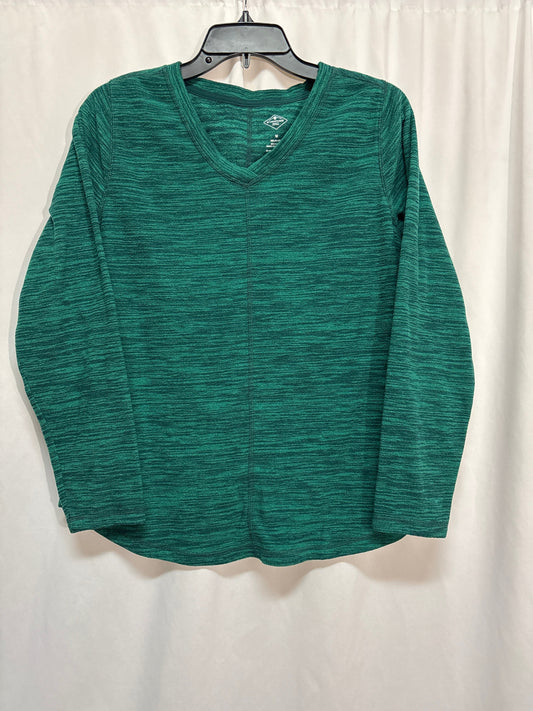 Top Long Sleeve By St Johns Bay In Green, Size: M