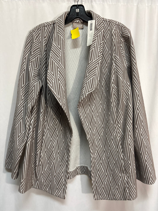 Blazer By Chicos In Beige, Size: M